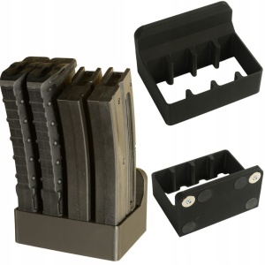 Uchwyt Magnetyczny na 4 Magazynki AR15 AR-15 .223 .22LR do Szafy S1