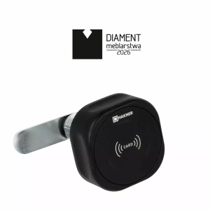 Zamek elektroniczny Roxi-K Hakner czarny L-30mm