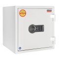 Sejf ogniotrwały antywłamaniowy Valberg ASG 46 elektroniczny jasnoszary RAL 7035