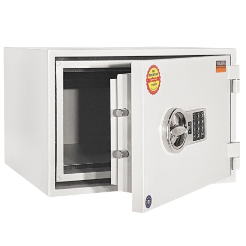 Sejf FRS 32 EL Valberg Ognioodporny LFS 60P Antywłamaniowy S2 elektroniczny jasnoszary RAL 7035