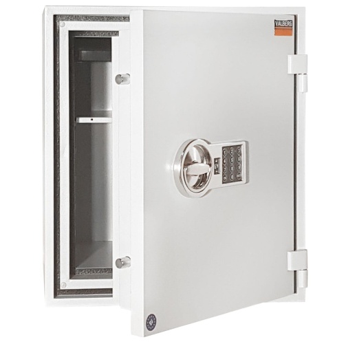 Sejf FRS 51 EL Valberg Ognioodporny LFS 60P Antywłamaniowy S2 elektroniczny jasnoszary RAL 7035