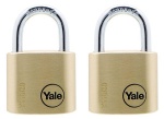 Y110/30/117/2 Zestaw dwóch kłódek z jednym kluczem Yale