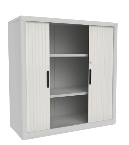 Biurowa szafa z drzwiami żaluzjowymi SBM 105 M