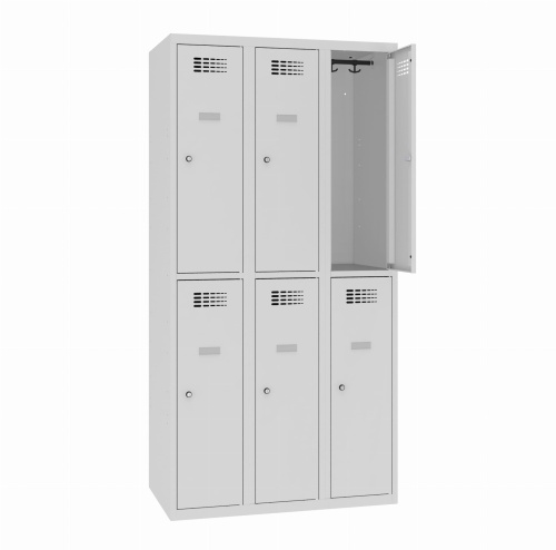 Socjalna szafka ubraniowa metalowa SUS 332W